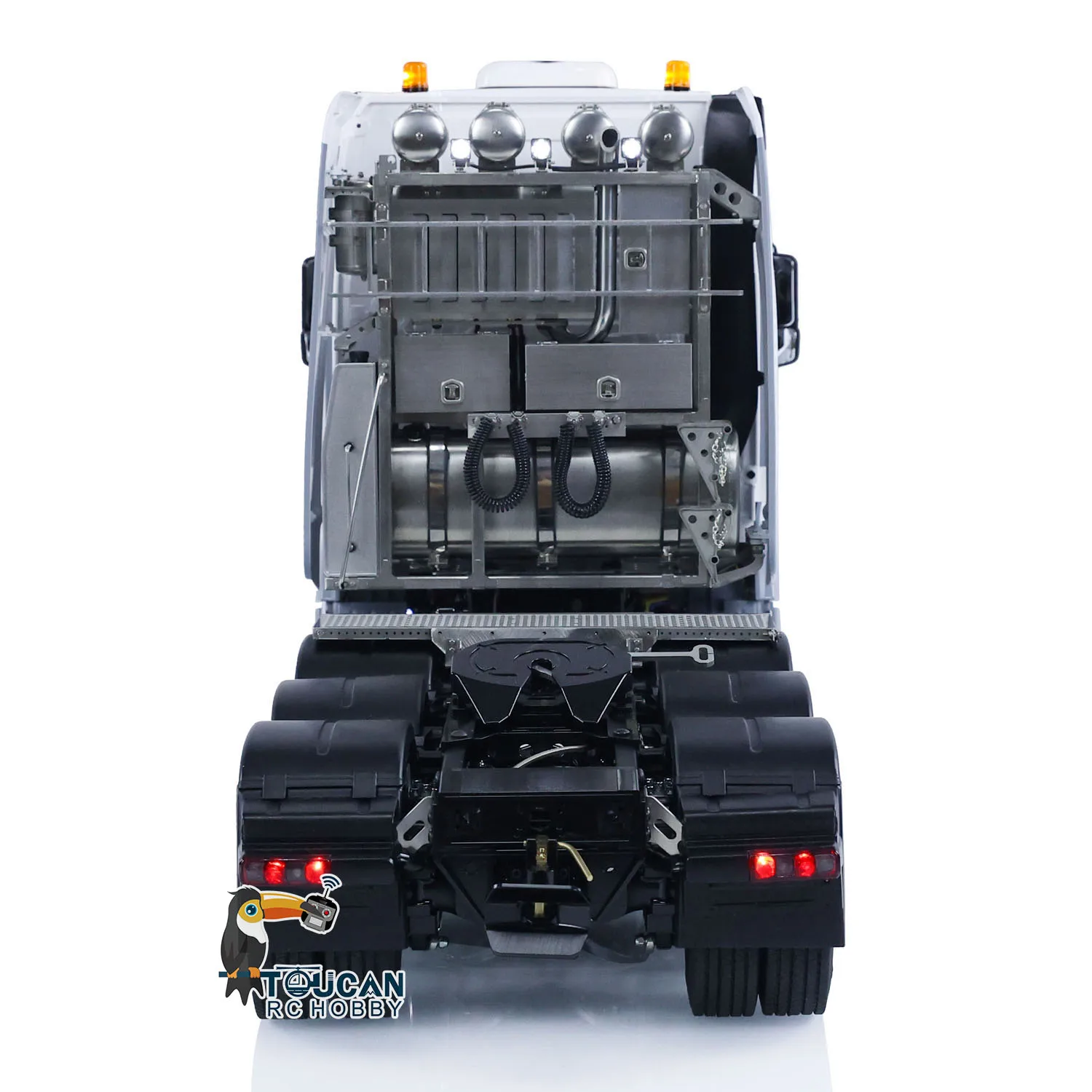 

8x8 LESU RC Tractor Truck RTR 1/14 Metal Chassis Liquid Crystal Display Light Sound Radio Control Car Model Toucanhobby THZH1751