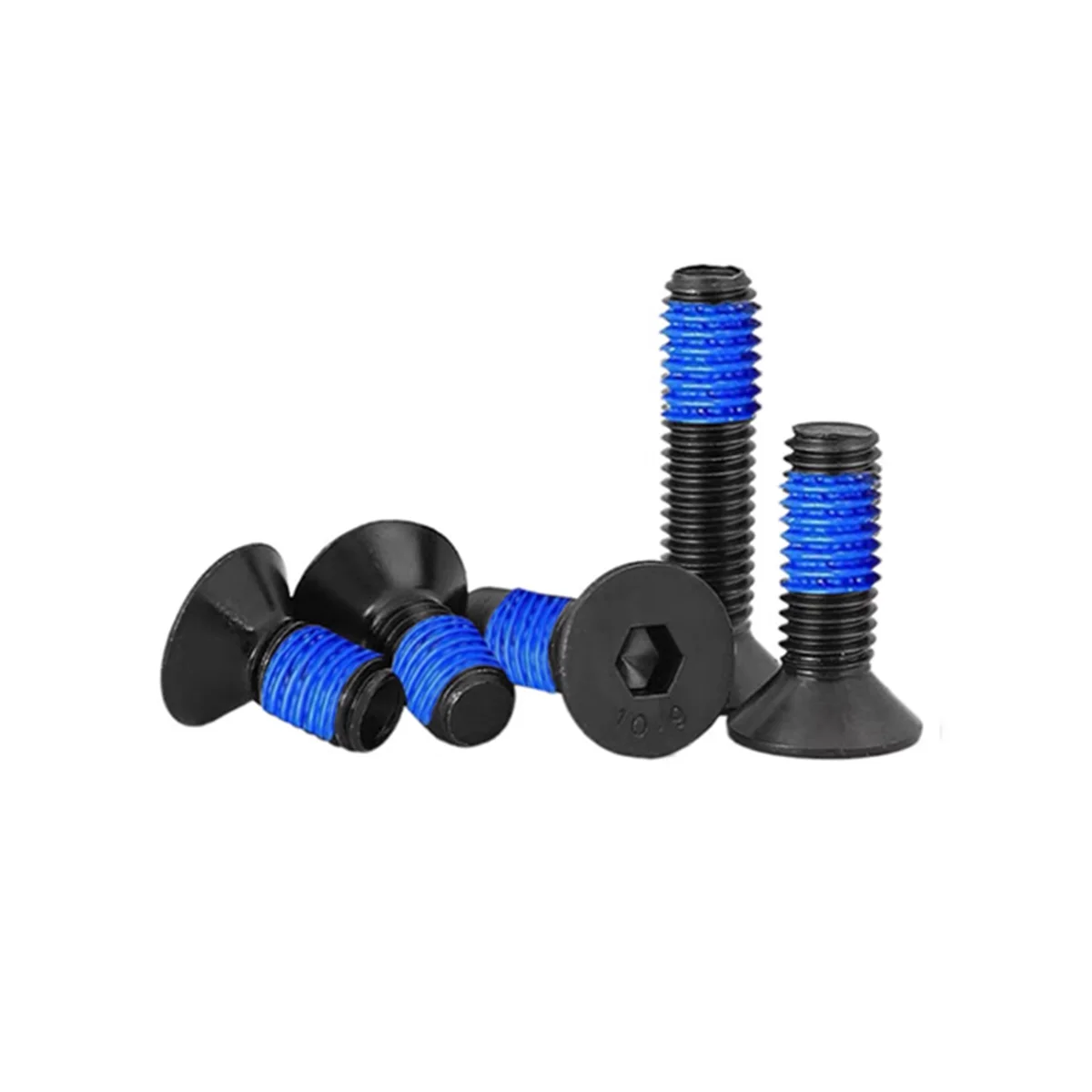 

Black 304 Stainless Steel Countersunk Hexagonal Coated Adhesive Anti Falling Bolt M2M3M4M5M6