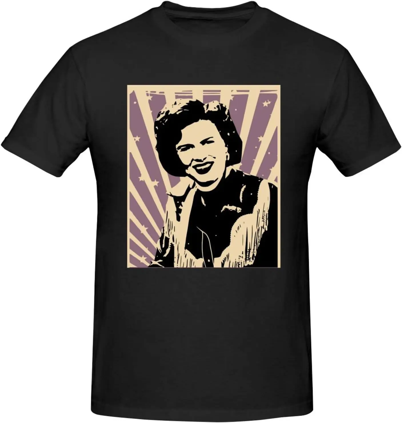 Patsy Cline Men's T Shirts Summer Short Sleeve Tees High Quality 100%Cotton Short Sleeve