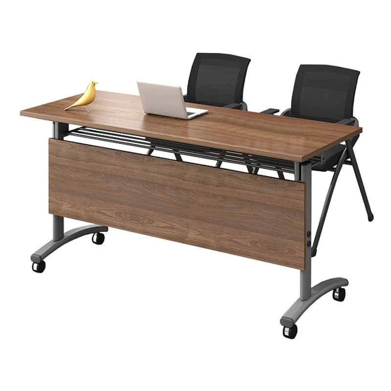 

Simple long conference table Folding training table Movable Educational institution tutoring desk Splicing