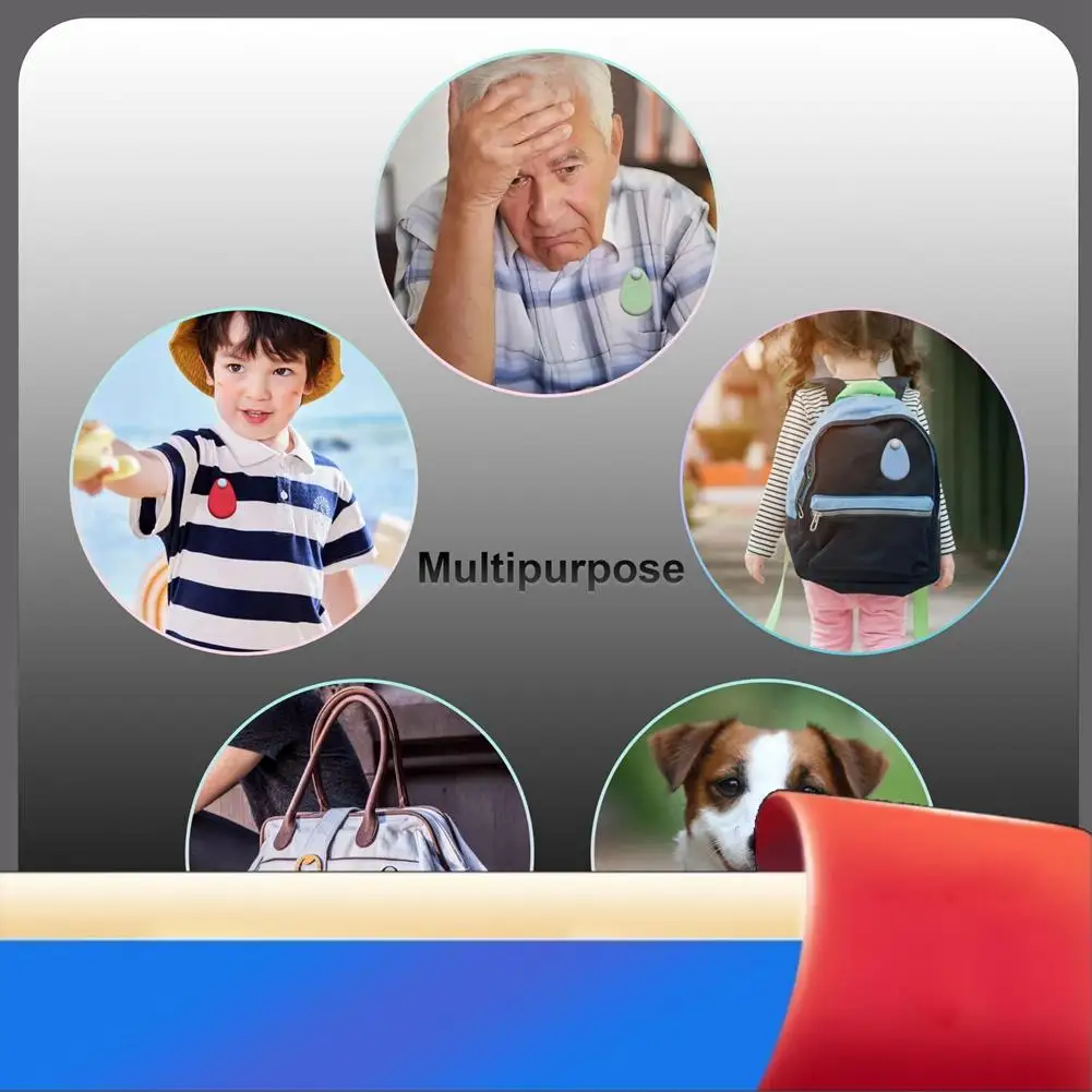 

Детский силиконовый водонепроницаемый держатель для чехла для GPS-трекера Airtag с булавкой-X62A