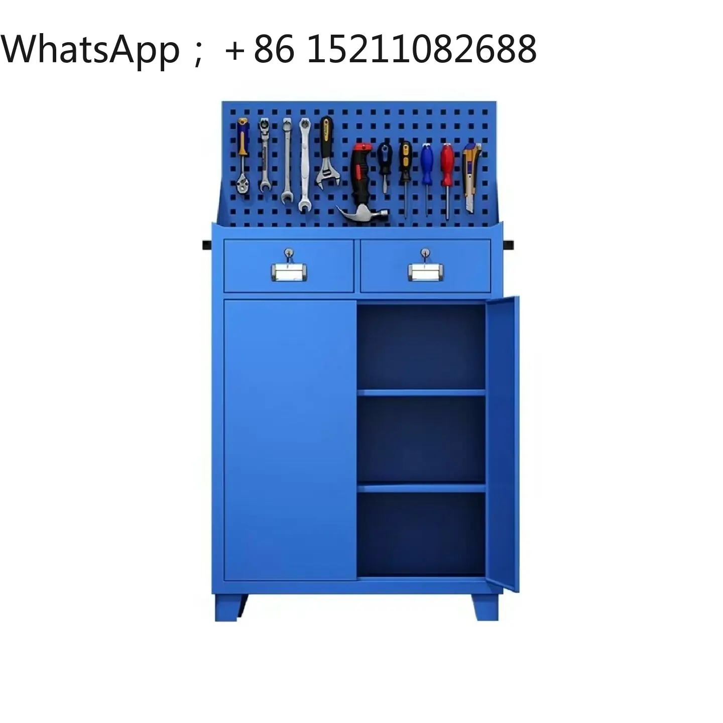 LLY Multifunctional Mobile Tool Cart Thickened Hardware Auto Repair Storage Tool Cabinet Drawer Wheeled Cart