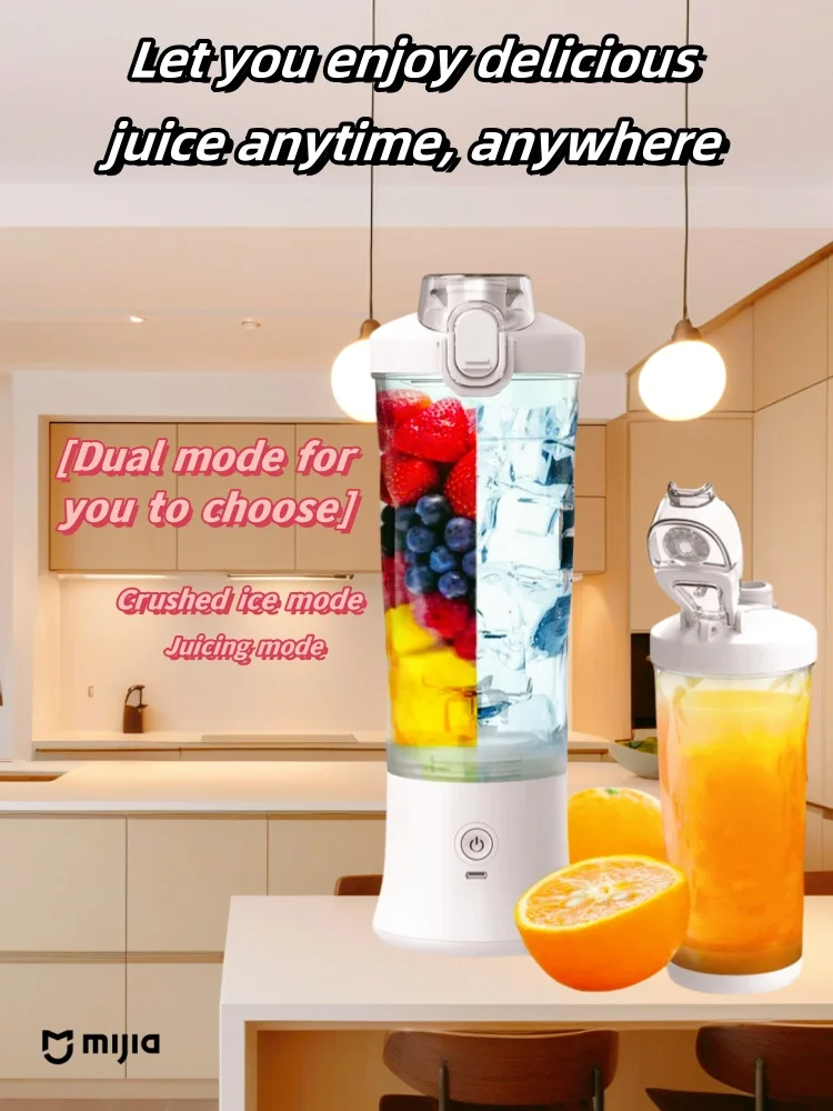 

XIAOMI Portable Blender Electric Juicer Smoothie Fresh Juice Mixer Crushed Ice Machine Kitchen Mini Blender Juicing Drinking Cup