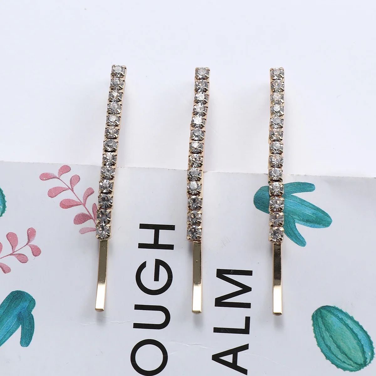 

12pcs Rhinestone Hair Clips Barrettes for Women Girls Crystal Hairpins Metal Spring Strong Grip Elegant Decorative Accessories