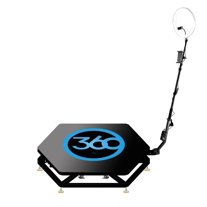 

Hexagram stainless steel 360 ring shooting rotary table indoor still life studio