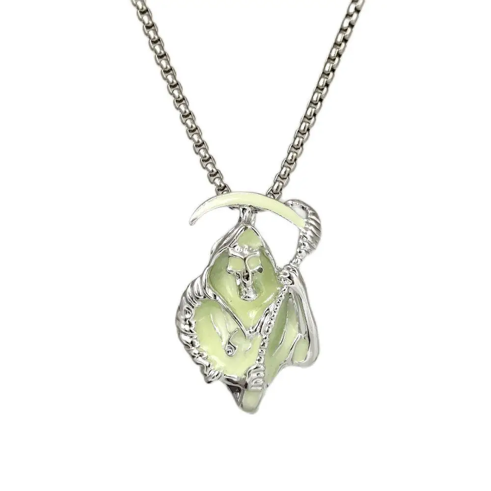 اليابان وكوريا الجنوبية التجارة الخارجية الجديدة هيكل عظمي الموت المنجل مضيئة قلادة بارد الاتجاه الاستبداد شخصية مضيئة #5