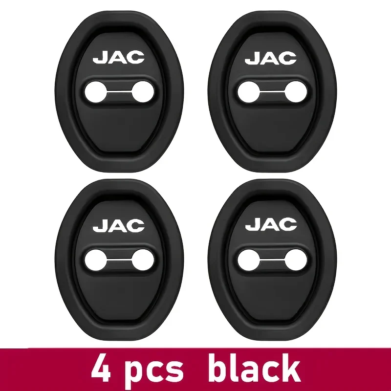 Car Door Striker Cover 4PCS Protective Noise Reduction Accessories for JAC JS5 JS7 Refine S2 S5 X8 T8 Pickup