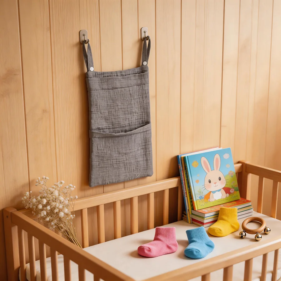 Baby Bedside Crib Caddy Organi - Baby Nursery Organization Ideas recension och pris