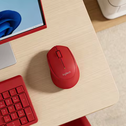 Logitech M280 Wireless Mouse Ergonomic Design 2.4G 1000 DPI 24 Months Battery for Home Office PC Laptop