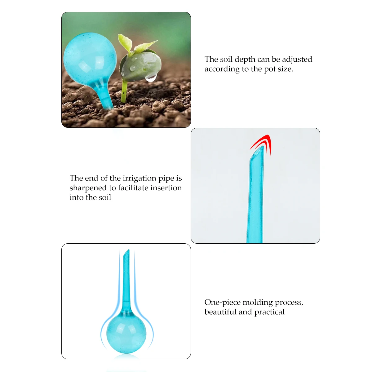 1pc Plant Watering Bulbs Automatic Self Watering Ball Plastic Ball Garden Watering Device Plant Watering Bulb