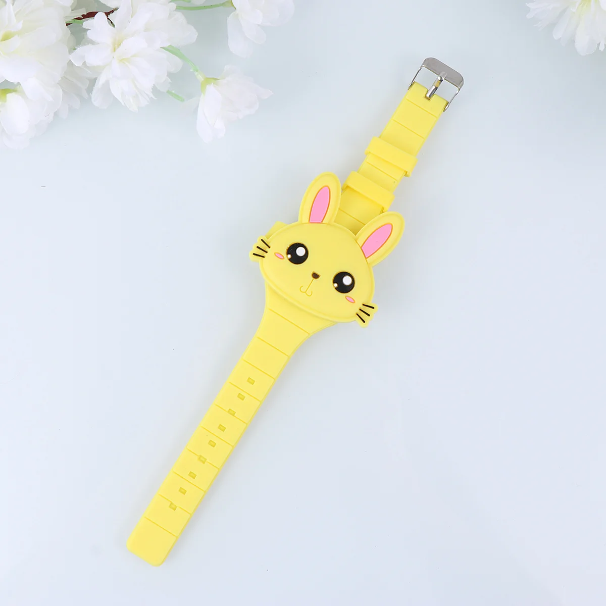 

Silicone Rabbit Cartoon Watch Orange Soft Comfortable Kids Birthday Party Favor Baby Shower Gift Skin Friendly