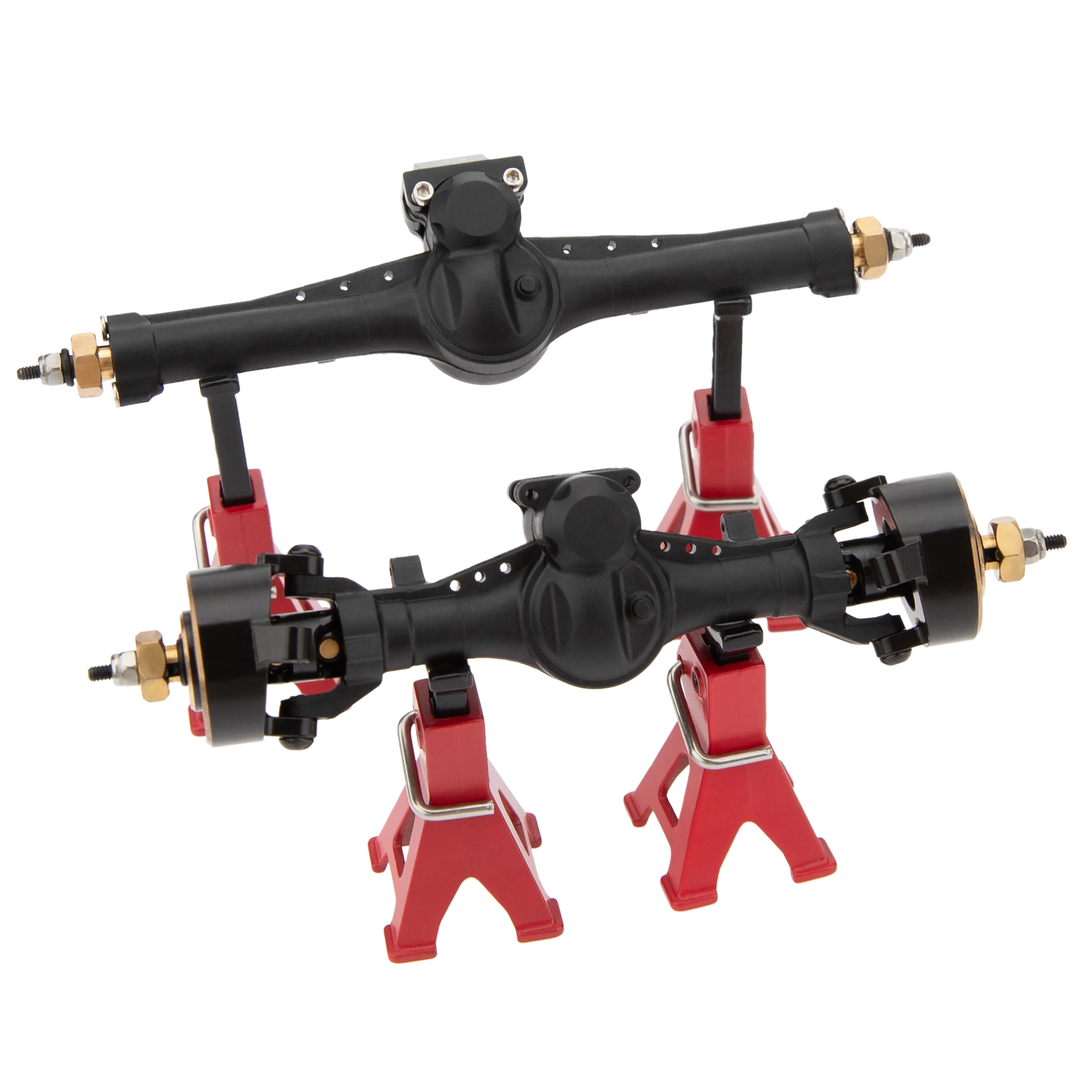 MEUS RACING 5mm Nylon ISO V2 SCX24 Axles with 3-Section CVD for Axial 1/24 SCX24 RC Crawler