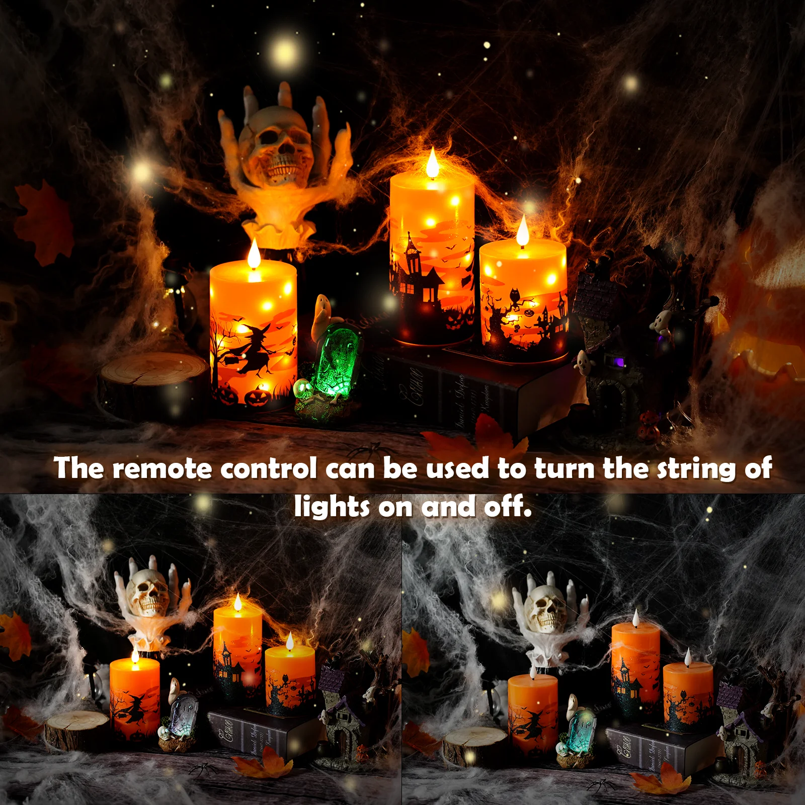 Halloween Flameless LED Candles 6
