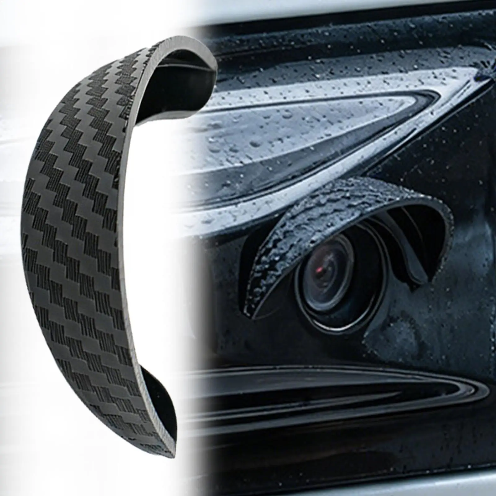 Car Backup Camera Rain Shield Self-Adhesive Waterproof Protector Reverse Cameras Protective Rain Cover for Vehicle Truck Sedan