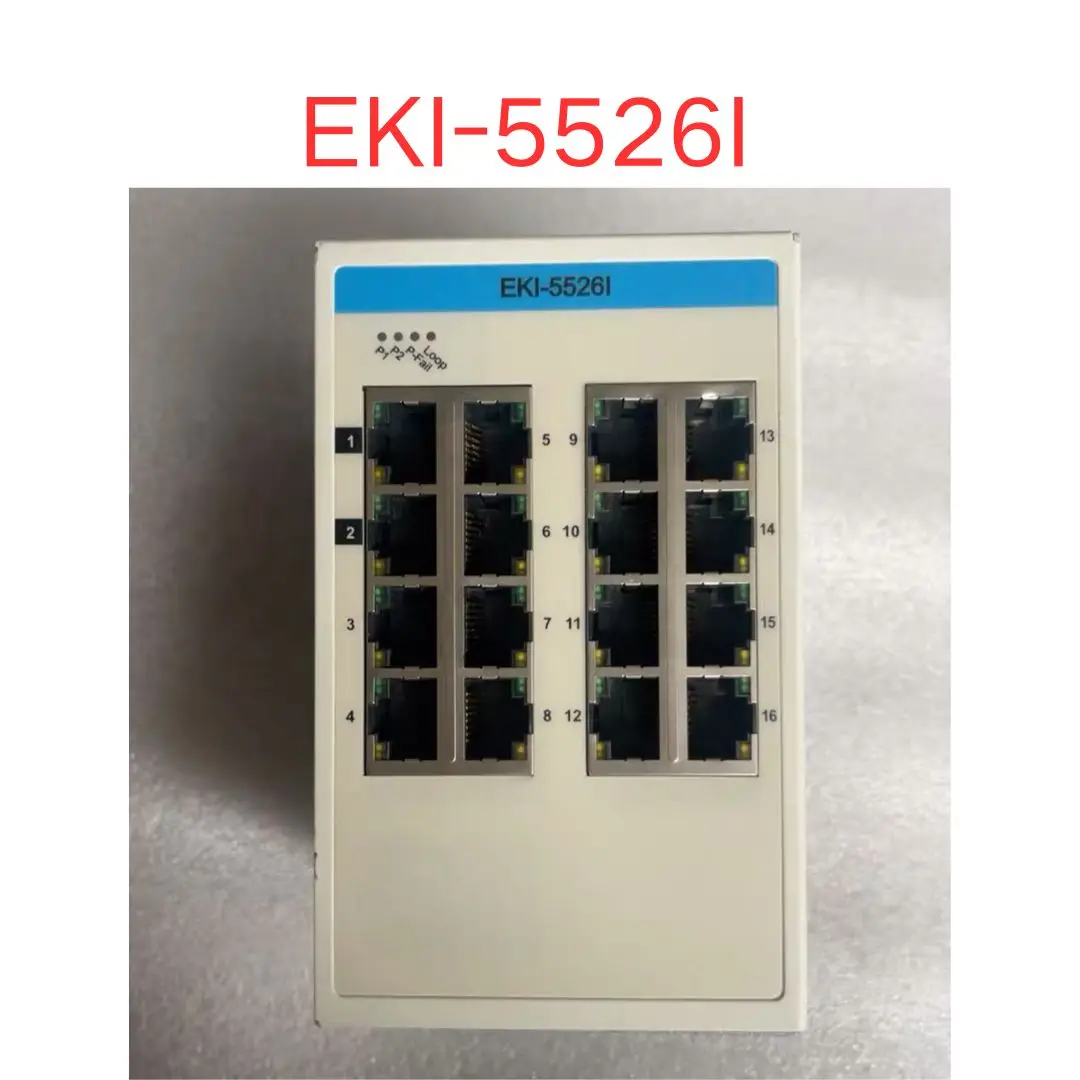 

Б/у EKI-5526I 16 100 Мбит/с порт ProView конфигурация промышленный Ethernet-коммутатор тест ОК Быстрая доставка