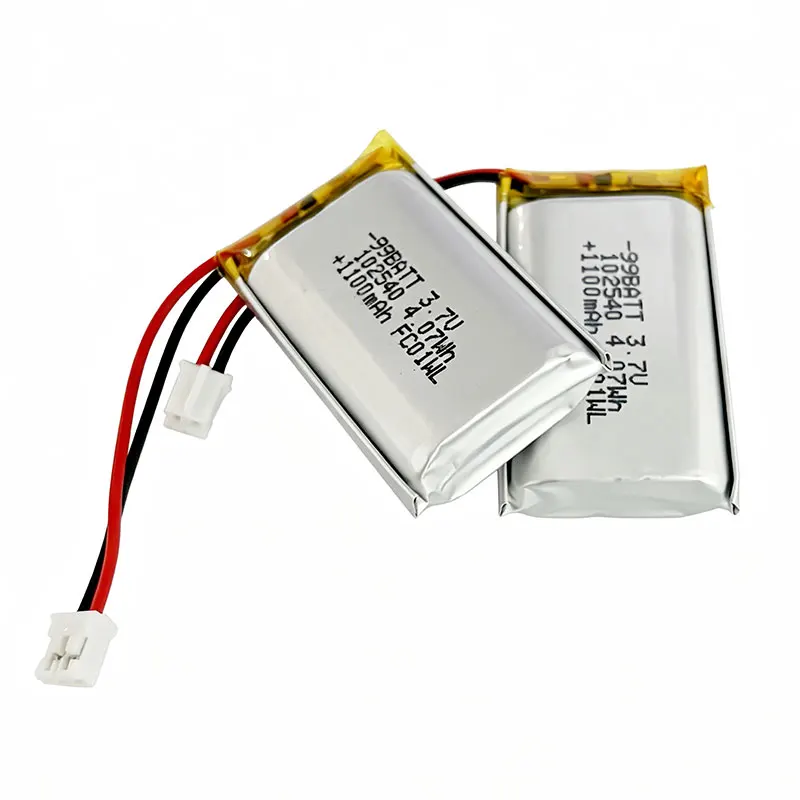 Bateria 3.7V 1100mAh 102540 Litowo-jonowa Polimerowa do Lokalizatora GPS, Odtwarzacza MP3, Słuchawek Bluetooth, Prostownicy do Włosów — zdjęcie produktu 5