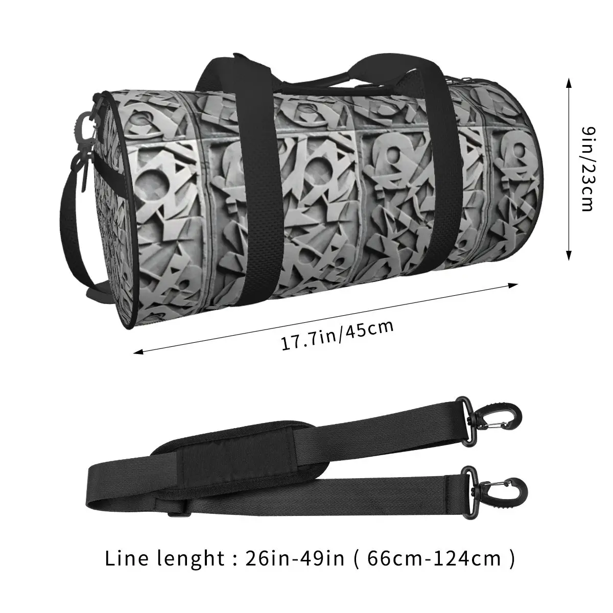 Carved Into The Stone Sport Bags A-Avatars Gym Accessories Gym Bag Outdoor Men's Pattern Handbag Luggage Colorful Fitness Bag