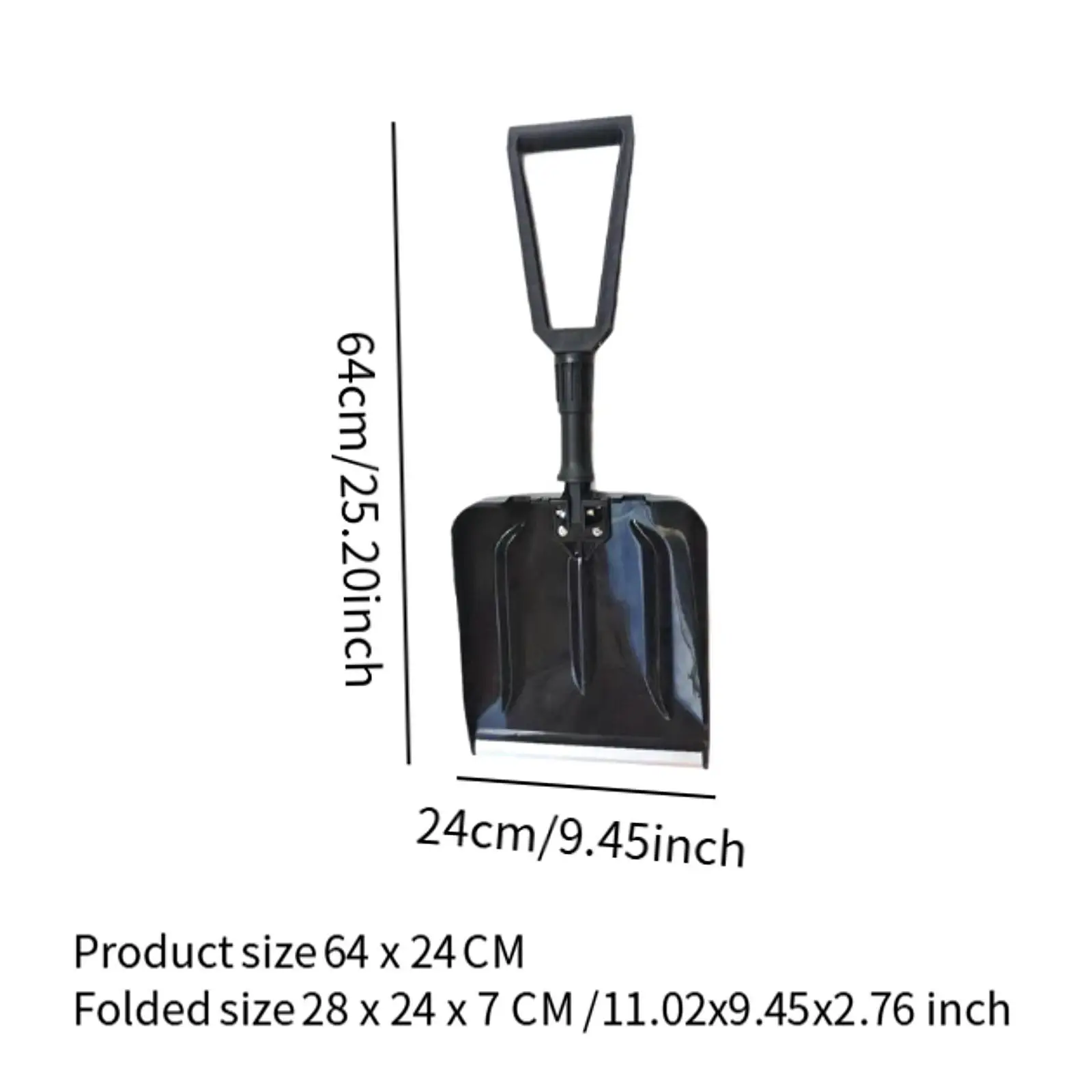 Folding Snow Spade Removal Tool Snow Spade Emergency Spade for Truck Cleaning