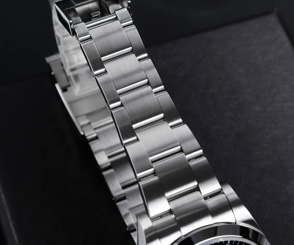 Cronos EX Diver Mechanical Men Watch 39mm Automatic PT5000 Sapphire Glass Bushed Bracelet Glide Clasp 10ATM  L6031