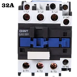 CHNT CHINT CJX2-3210 CJX2-3201 CJX2 LC1 Series 32A Contactor Magnetic AC Contactor AC380V 220V