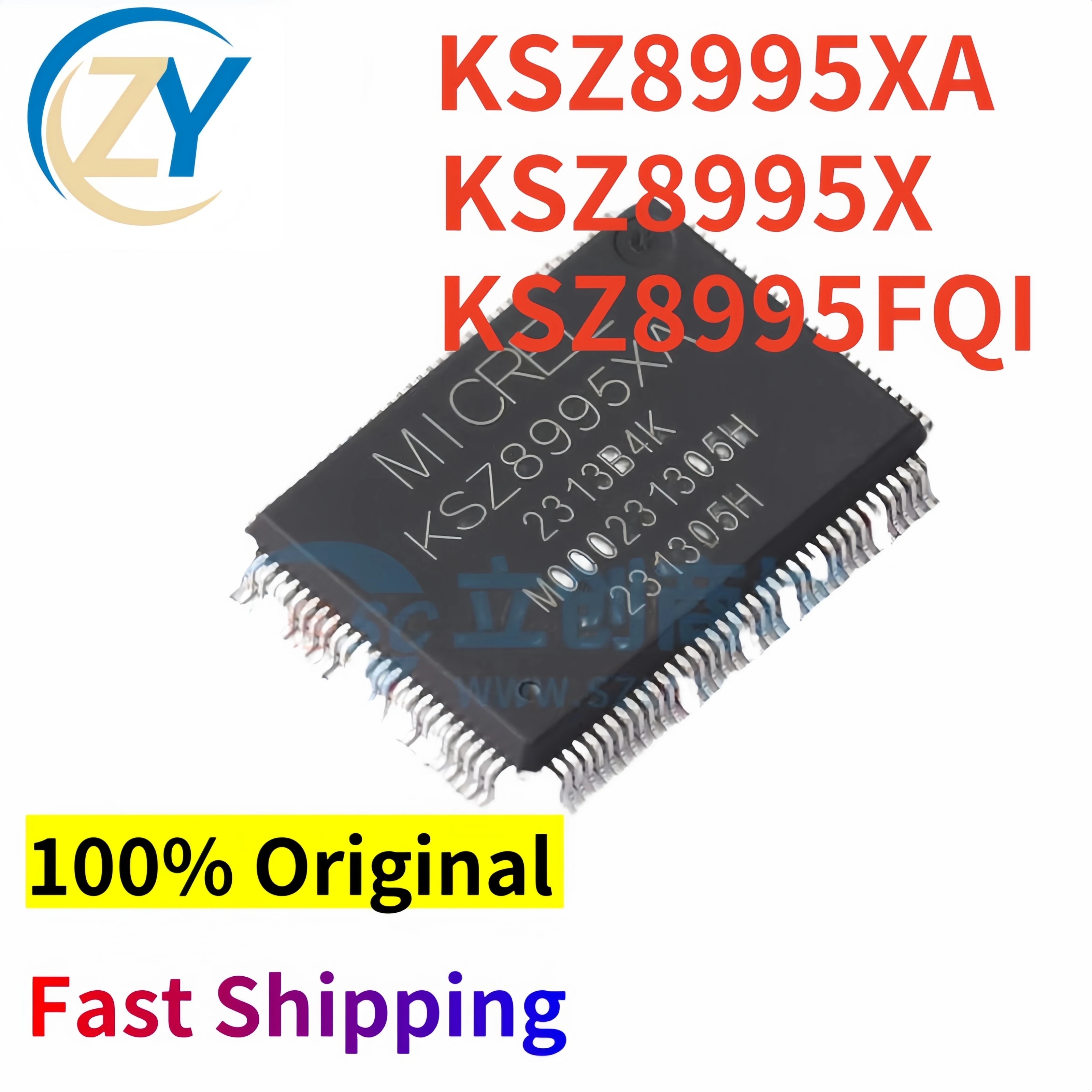 100% Original KSZ8995XA Ethernet ICs KSZ8995X 347mA KSZ8995FQI PQFP-128 KSZ8895 0C-70C Guaranteed Quality & In Stock