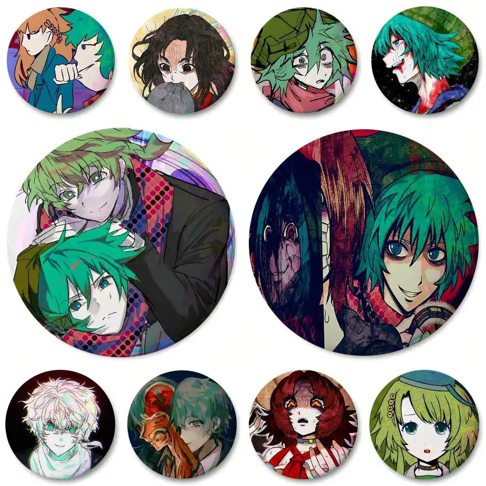Anime Game Your T-Turn To Die Round Badge Creative Brooch Clothing Backpack Accessories Lapel Pin