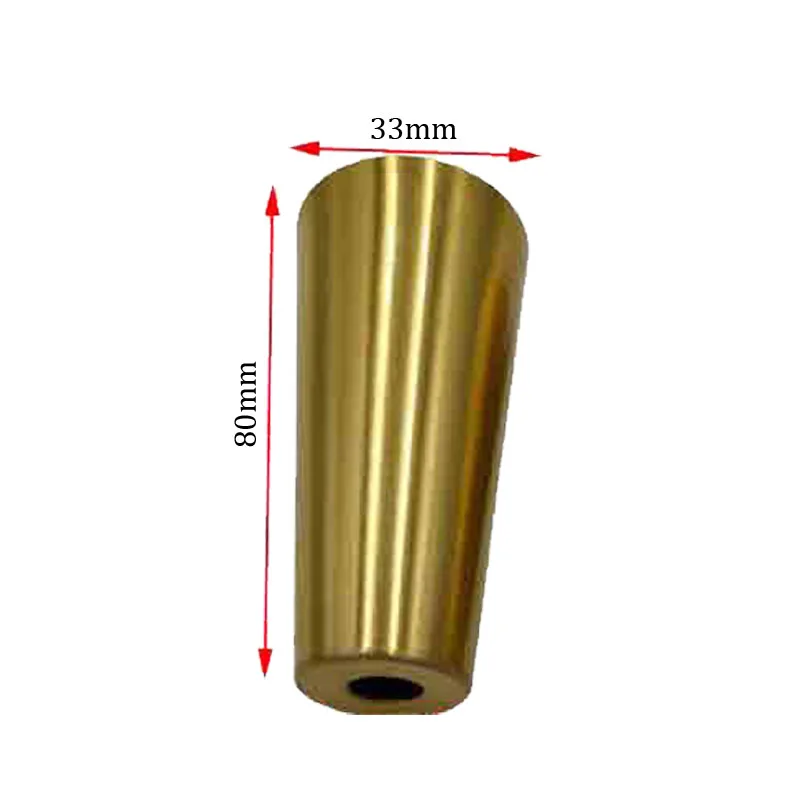 4pcs Metal Chair Leg Cap Round Furniture Leg Cover Table Chair Sofa Feet Cover Floor Protector Zinc Alloy Sofa Cabinet Dresser image 2
