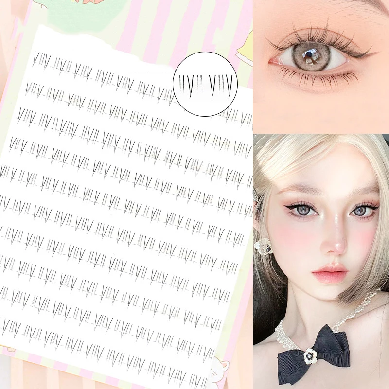 

Черная манга естественно смягчает кластеры волос на нижних ресницах, многоразовые для самостоятельного изготовления макияжа