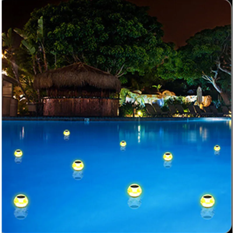 

Solar Pool Lights Floating Lamp Submersible Underwater Light Swimming Pool Lantern Outdoor Led Floater Waterproof Pools Lighting