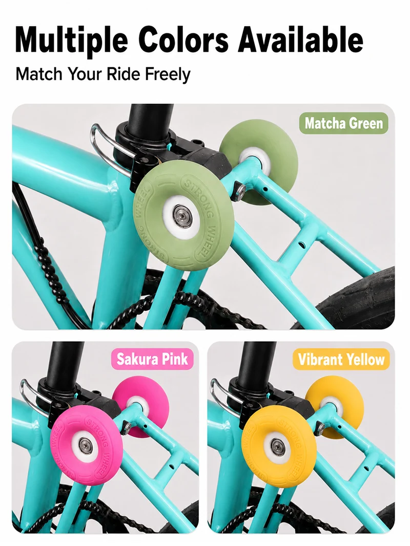 Geräuschlose und verschleißfeste Räder, geeignet für kleine Stoffwagen, National Cloth, Baike-Faltwagen, mit leichtgängigen und einfach zu bedienenden Rollen. – Detail 9