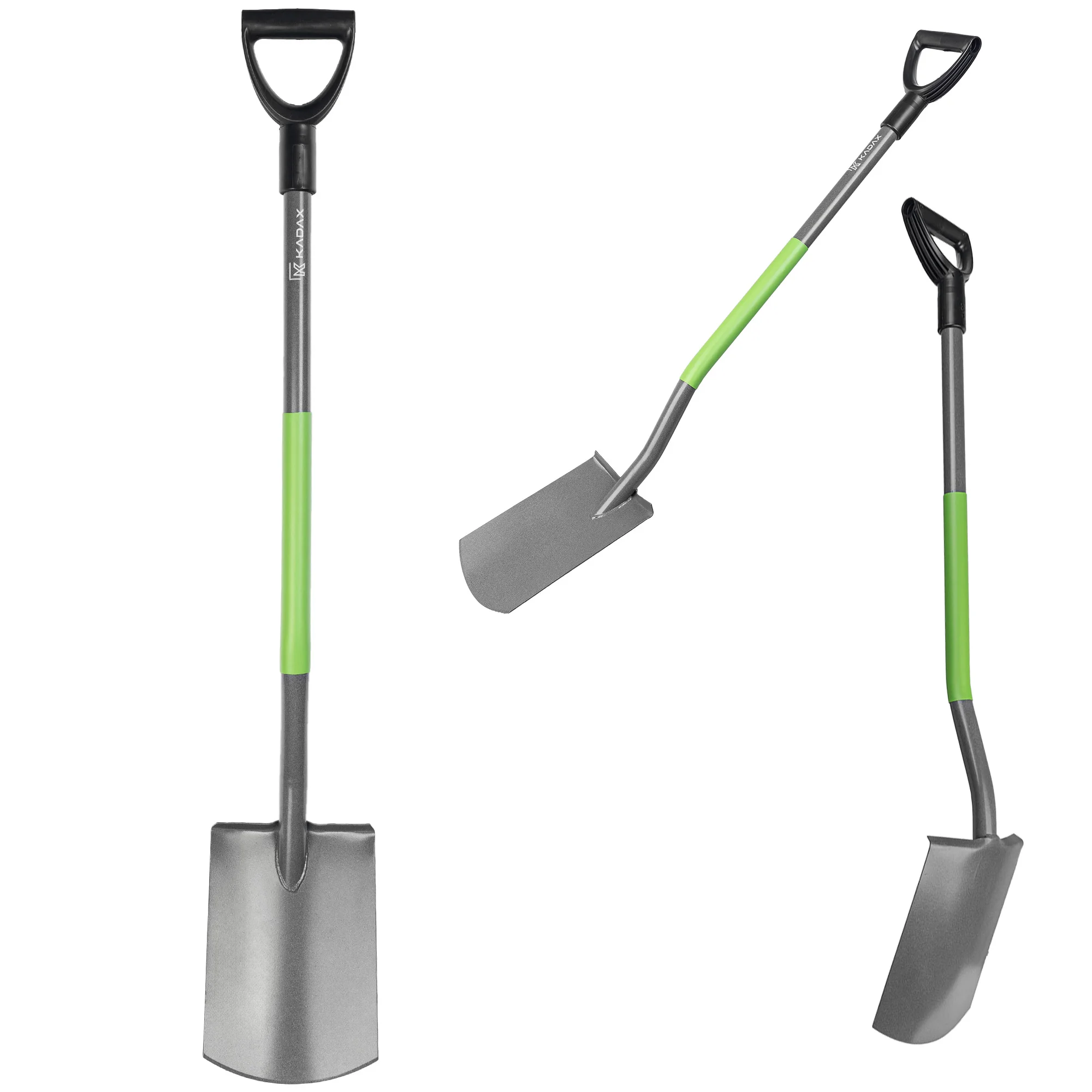 Kadax Shovel Spade Eenvoudige 120Cm Metalen Tuin Ergonomische Vaste Stof
