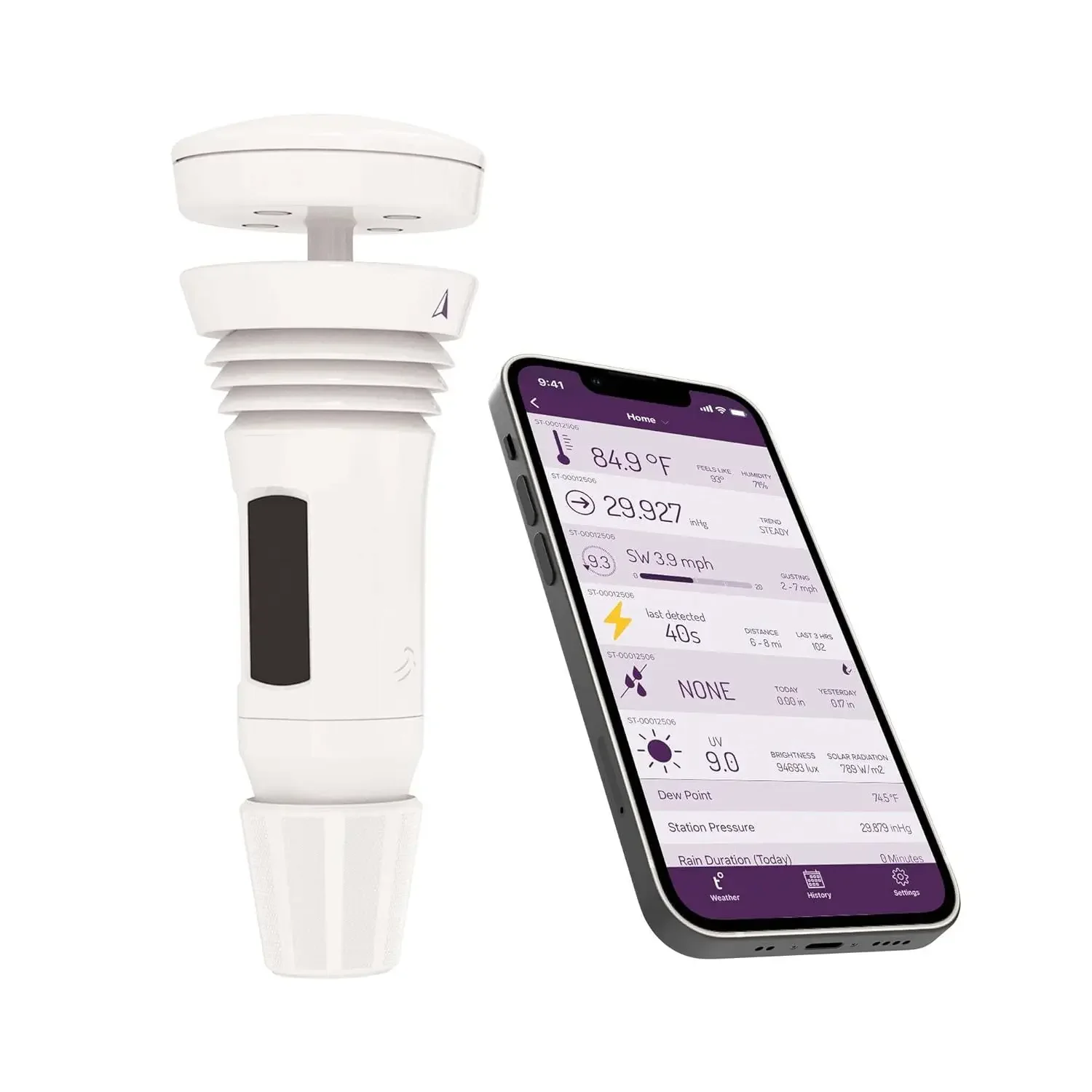 Christmas.Weather System with Built-in Wind Meter, Rain Gauge, and Accurate Weather Forecasts, Wireless