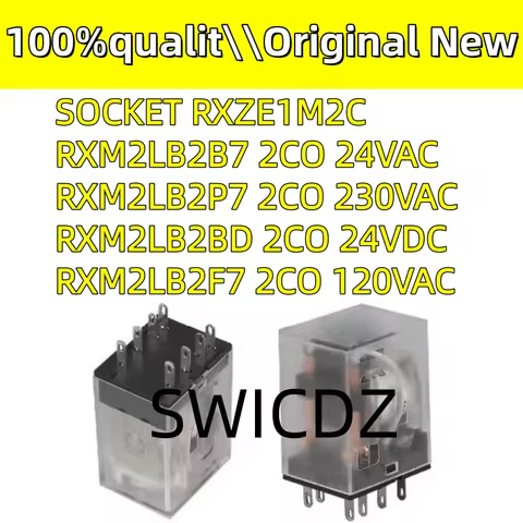 100%-new-original RXM2LB2BD RXM2LB2P7 RXM2LB2B7 RXM2LB2F7 RXZE1M2C 2CO 5A 24VDC 24VAC 230VAC