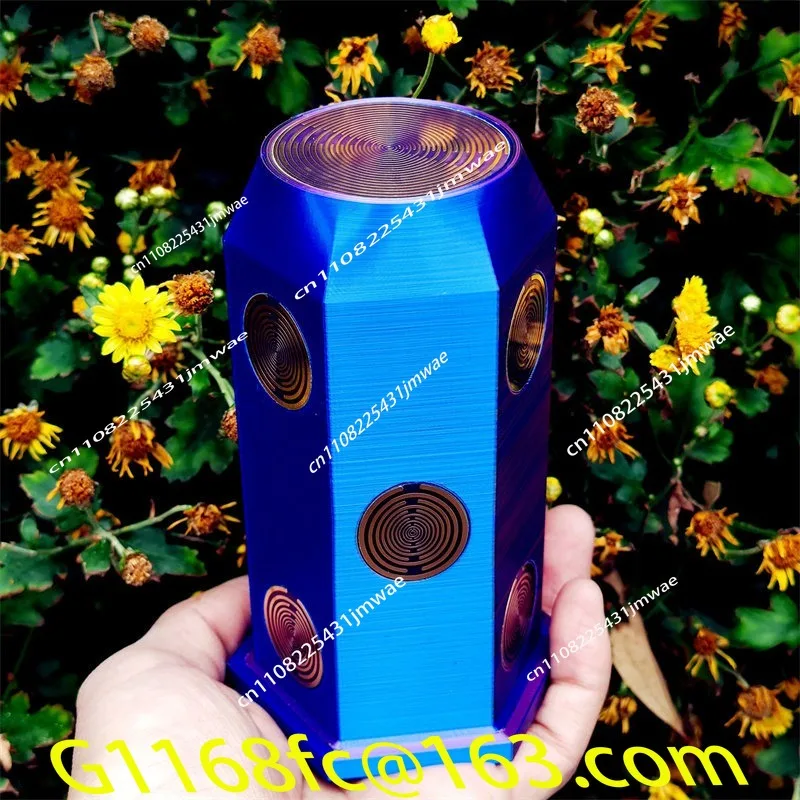 Polarizing disc multi-frequency oscillator anti-5G enhanced meditation crystal degaussing purification scalar wave