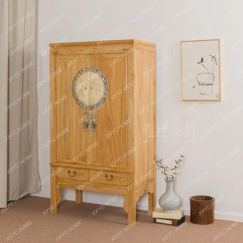 

Вертикальный шкаф M Elm, новый китайский шкаф-купе, антикварная мебель в стиле династий Мин и Цин, сундук для хранения.