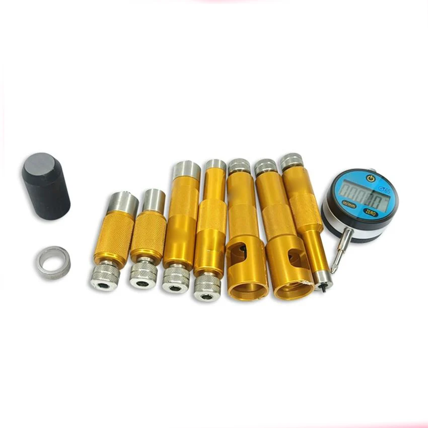 Common Rail Injector Valve Measuring Tool Kit Diesel Injector Valve Stroke Measuring Tool with gauge