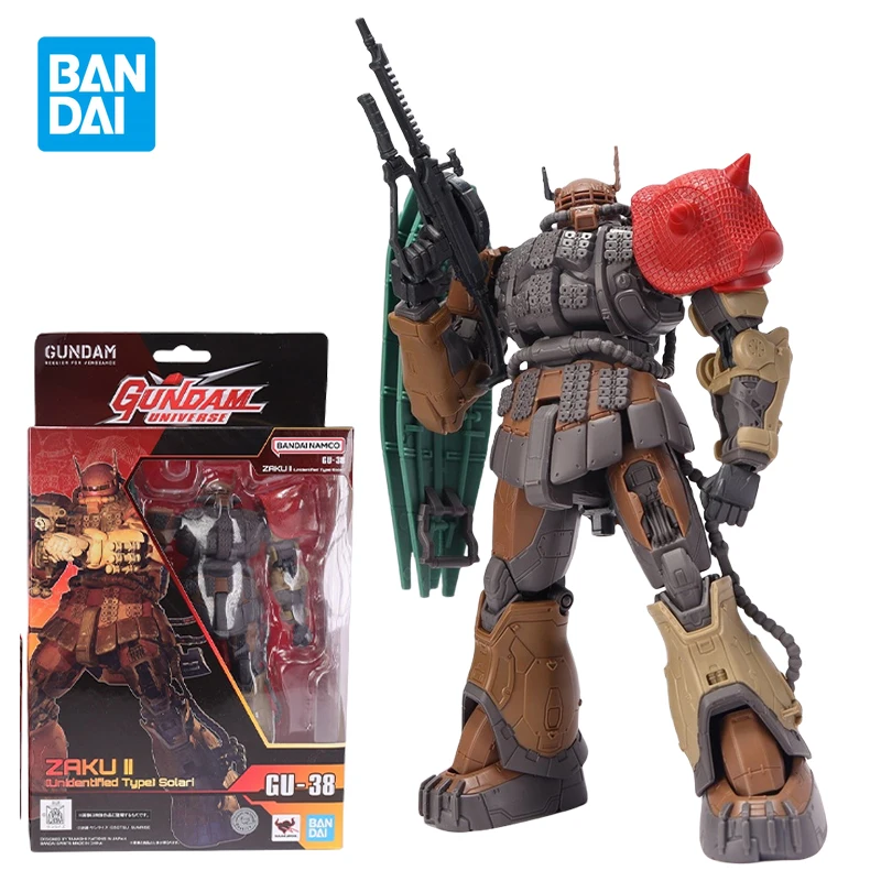 Bandai GUNDAM UNIVERSE GU 38 ZAKUII Figuras de acción Solari tipo no identificado Zaku Gundam Mobile Suit Requiem para la Vengeance