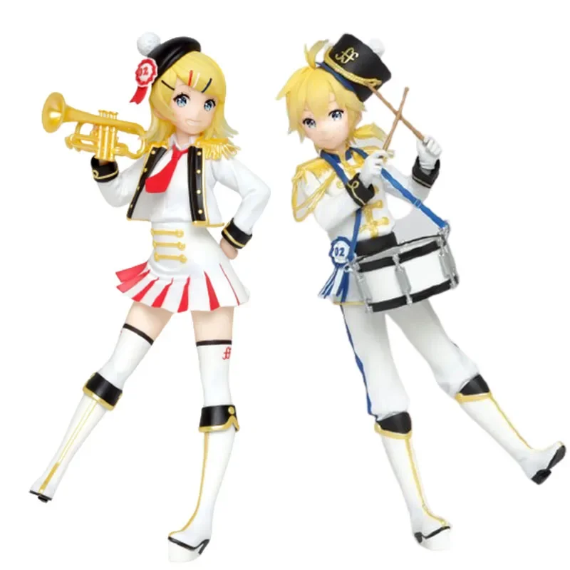 Japan Genuine Kagamine Len WinterLive Anime Action Figures Toys for Boys Girls Children Gifts Collectible Model Ornaments