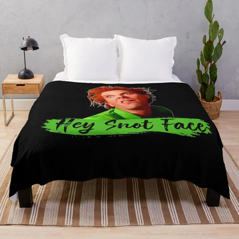 

Comedy The Young Ones Drop Dead - Fred - Snot Face Funny Throw Blanket Flannels for babies Plaid Blankets