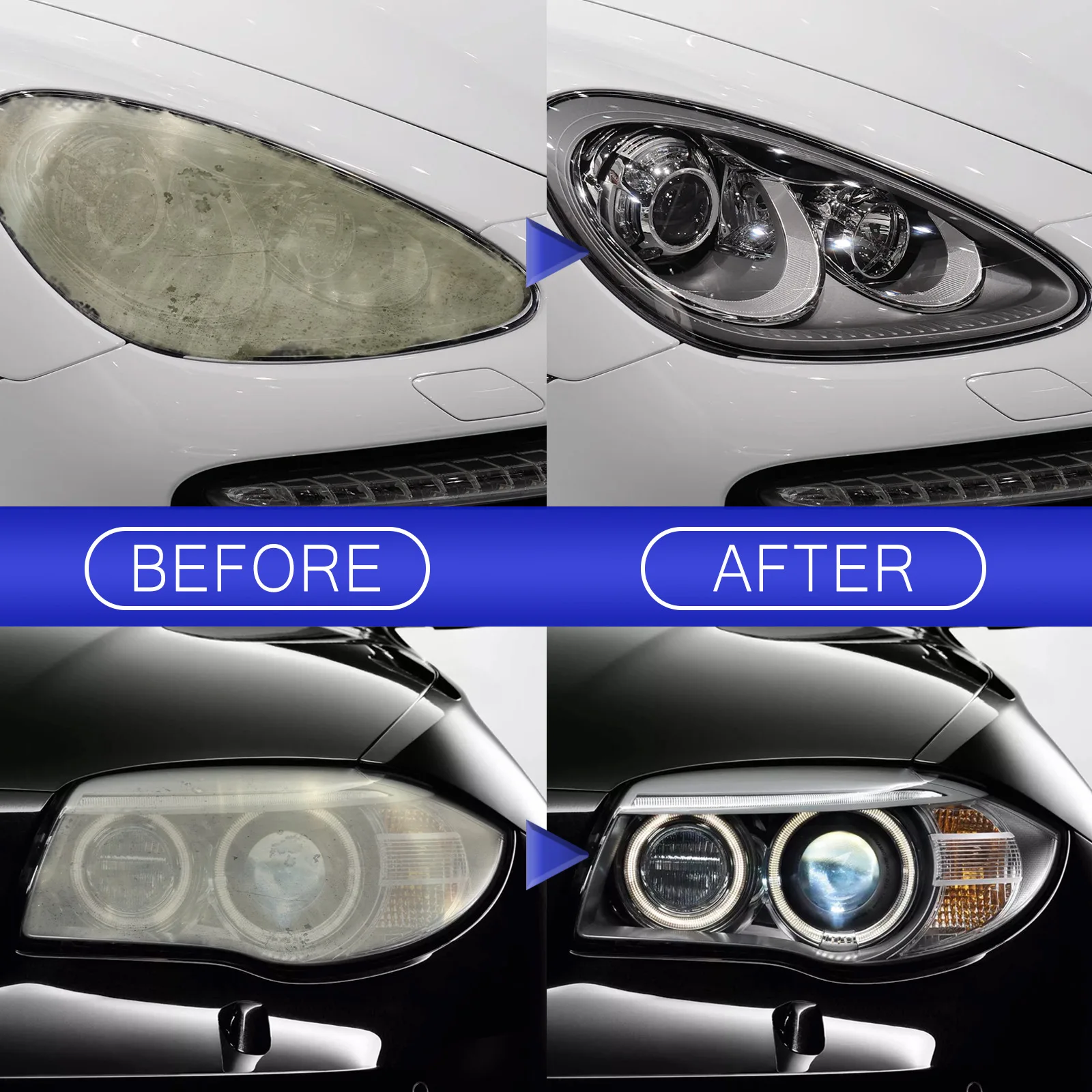 Car Headlight Repair Liquid Universal  Scratch Remover Repair Spray Long Lasting Protective Repair Renovation Agent Polishing