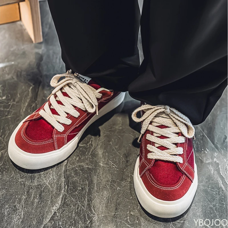 ربيع الخريف جديد طالب المنخفضة قطع تنفس حذاء قماش الرجال تنوعا مسطحة القاع عادية بسيطة مريحة مجلس الأحذية