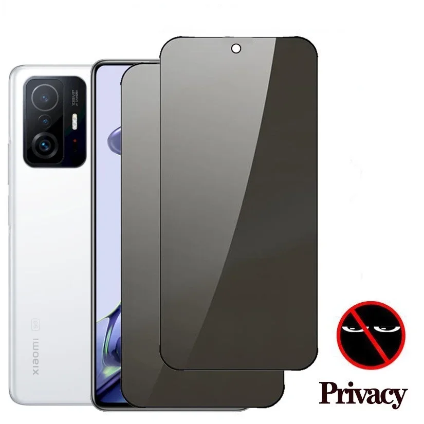 زجاج واقي مضاد للتجسس لهاتف redmi note 10s غطاء واقي للشاشة من الزجاج المقسى لهاتف Xiaomi حماية كاملة لشاشة الخصوصية