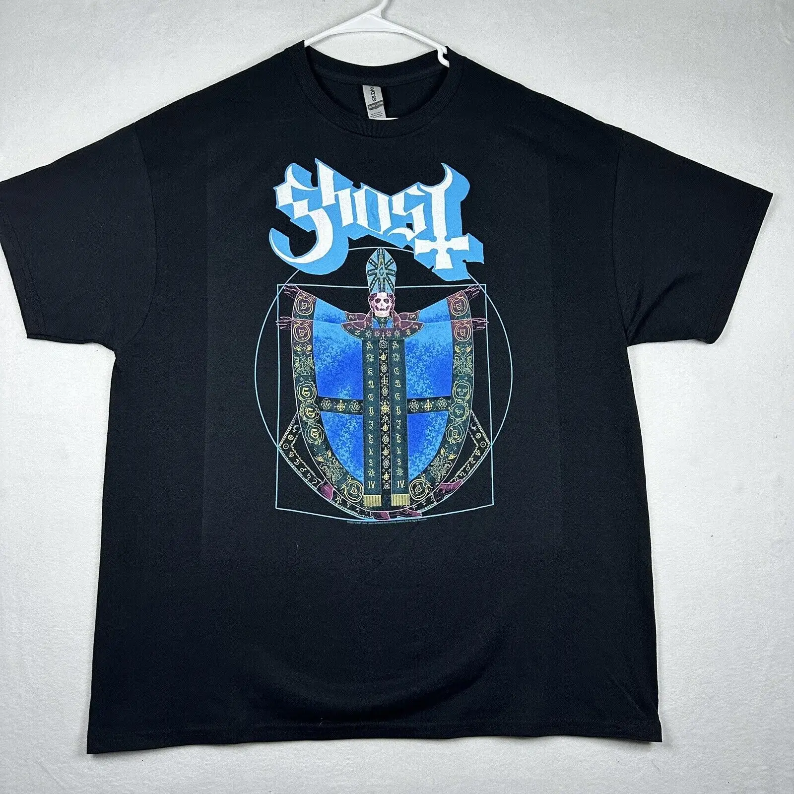 Ghost Band Papa Emeritus T Shirt Mens Xl Black Swedish Metal Rock Tour