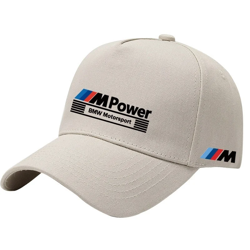 For BMW Motorsport Emblem Print Outdoor Summer Sport Baseball Cap Spring Autumn Adjustable Casual Sunscreen Hat Car Stickers - view 5