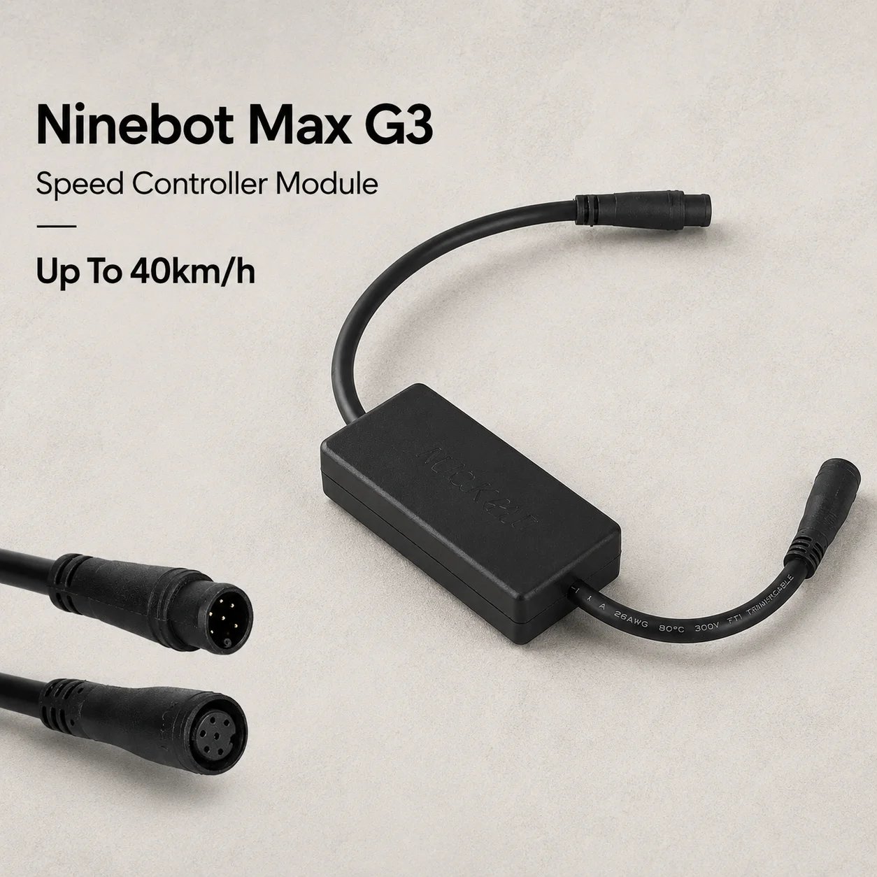 Speed Controller Module for Ninebot Max G3 Electric Scooter 40km/h Speed Upgrade Cable Connector Replacement Parts