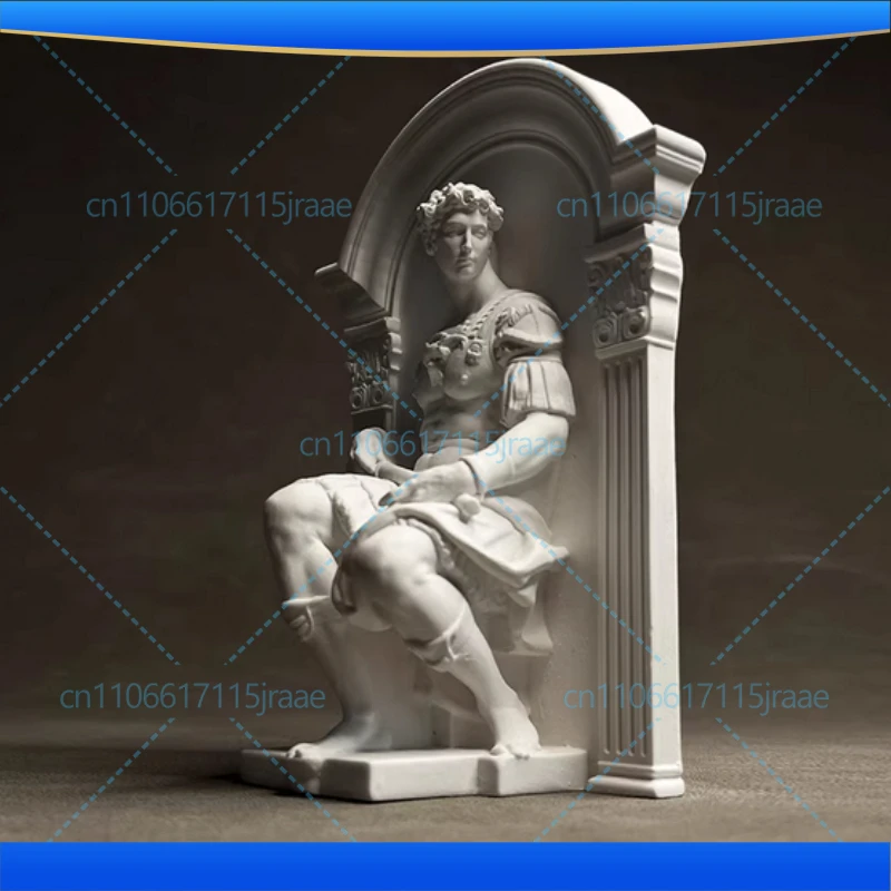 Vintage Roman art figure sculpture plaster statue diffuser stone bookshelf book by art desktop wine cabinet decorative ornament