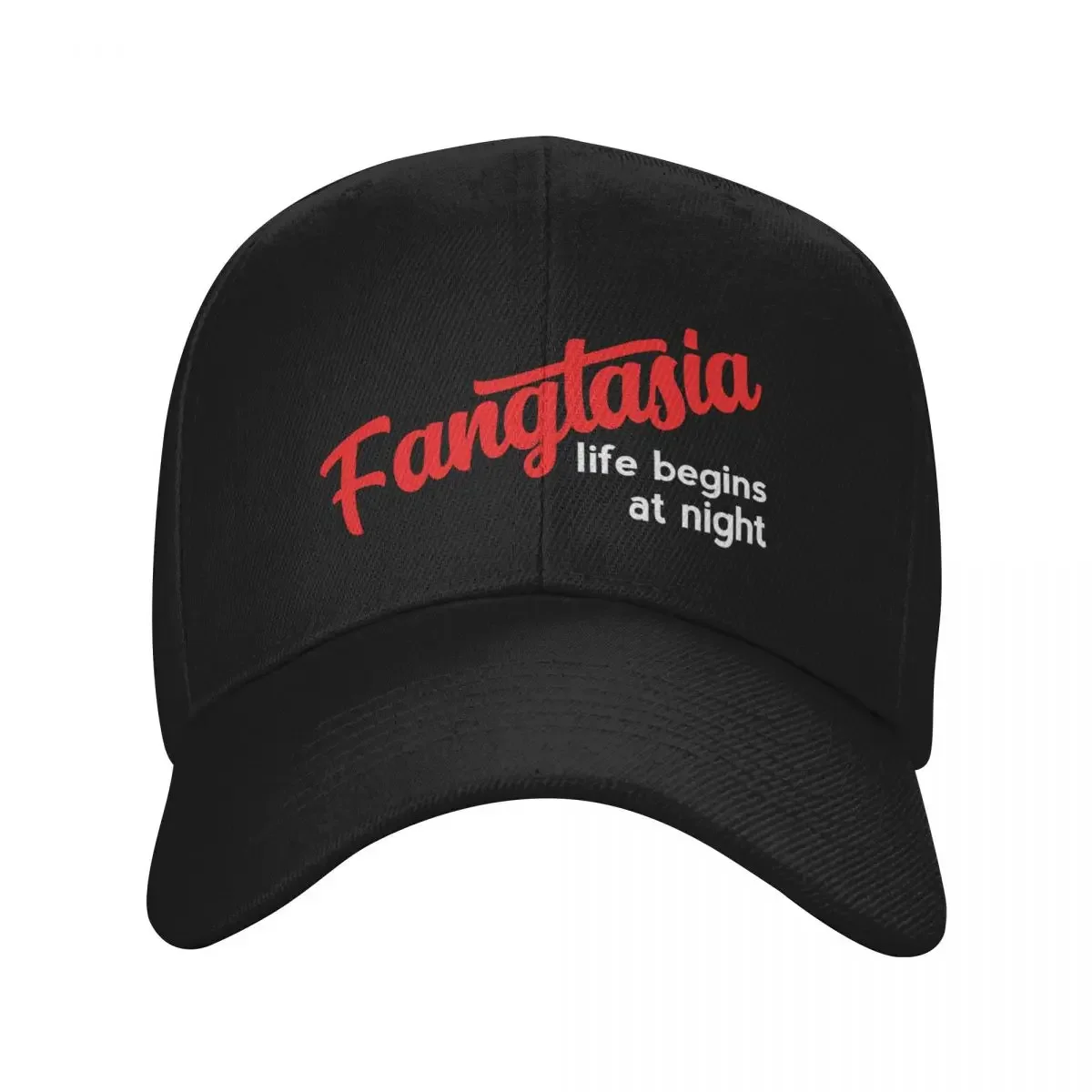 

Fangtasia - life begins at night Baseball Cap Cosplay Sports Cap dad hat Mens Tennis Women's