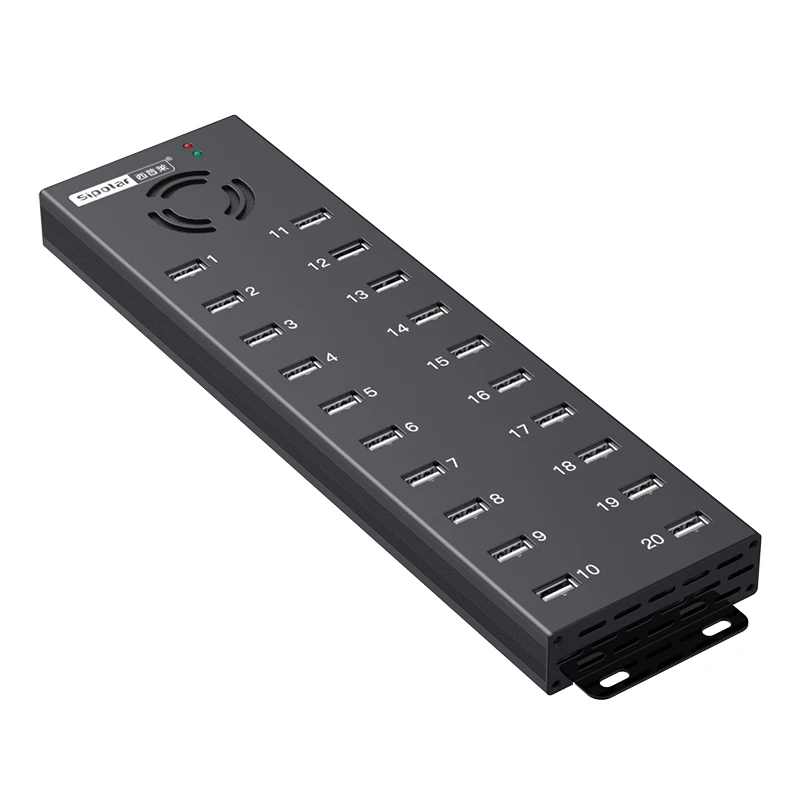 Sipolar A-805p Charging Hub Phone Charging Station 20 Port Usb Hub Fast Charging Station
