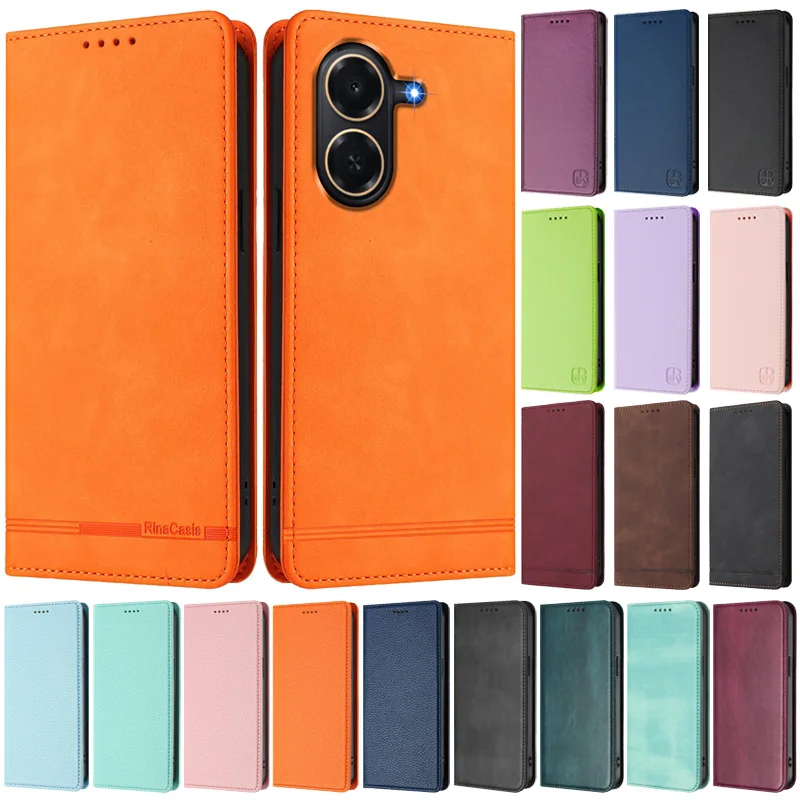 Für Honor X7e Lederhülle Magnetische Hülle für Honor X7E X 7E LAB-LX1 Luxus-Flip-Stand-Handyhülle HonorX7E LAB-LX3 Fundas Capa