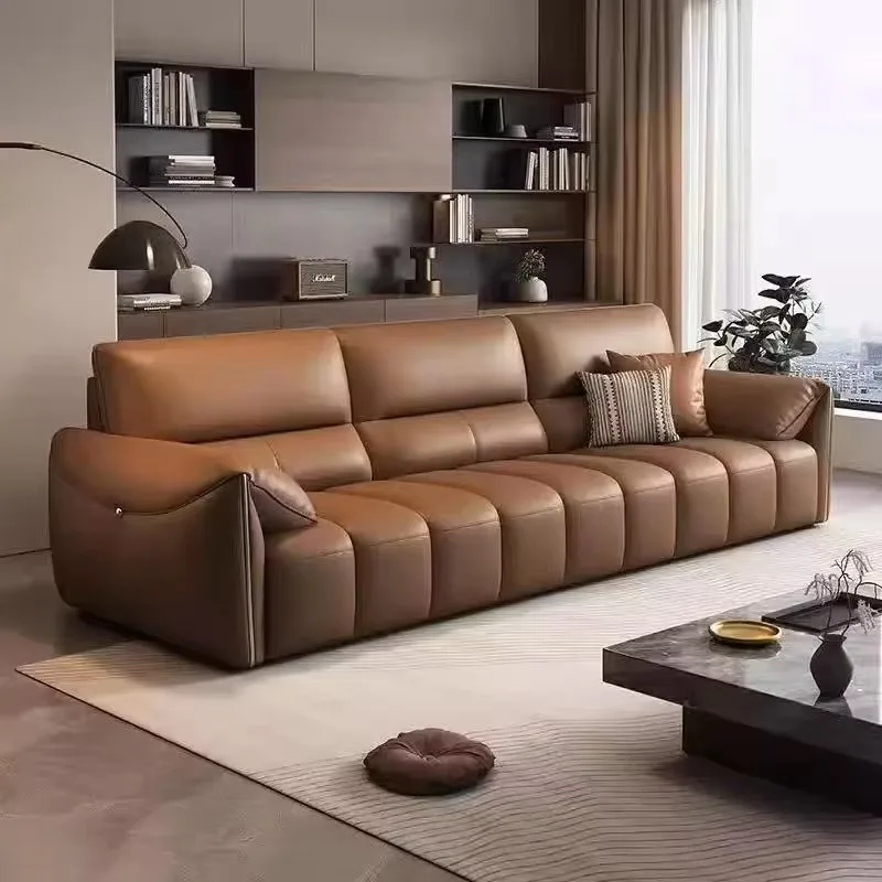 

Stylish and modern top-quality textured leather sofa for bedrooms, living rooms, apartments, and offices